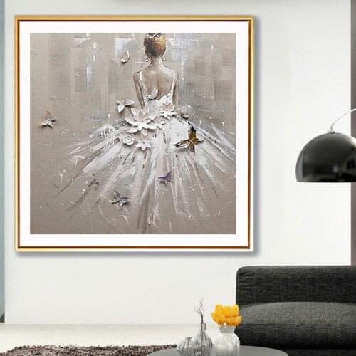 5D DIY Diamond Painting Full Square/Round Drill "Ballet girl" Cross Stitch Diamond Embroidery Full Set Mosaic Picture Decor Gift