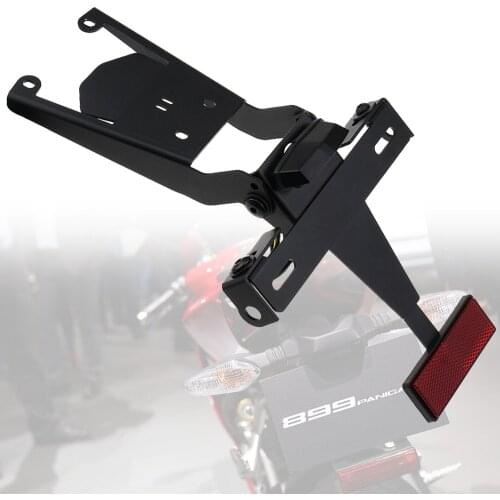 Registration License Plate Holder LED Light For DUCATI 899 959 1199 1299 Panigale/S/R Motorcycle Tail Tidy Fender Eliminator