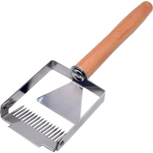 Beekeeping Tools Honey cutter Uncapping Scraper bee hive Honeycomb Scraper Equipment Plastic handle Uncapping Fork Shovel knife