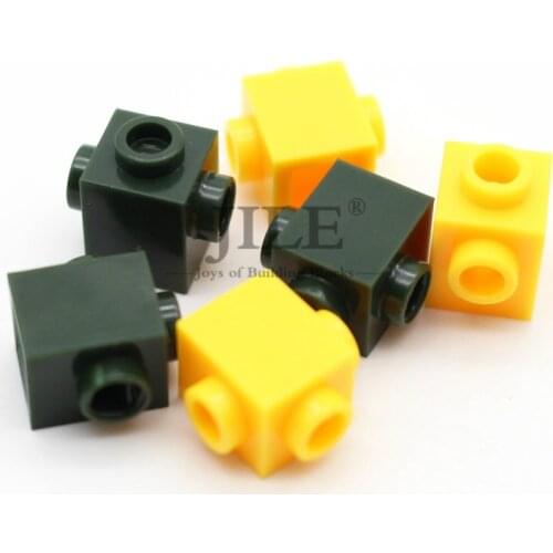 Moc Brick Modified 1x1 with Studs on 2 Sides Opposite 47905 DIY Creative Building Blocks Bricks Sets Compatible Assembles Parts