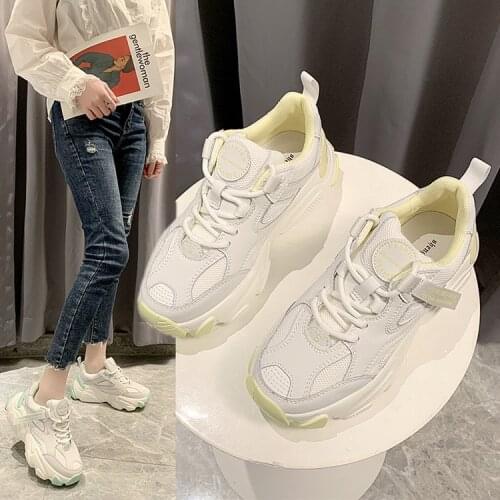 Net Red Shoes Womens New Spring Students Casual Breathable White Shoes Super Fire All-match Flat Sneakers