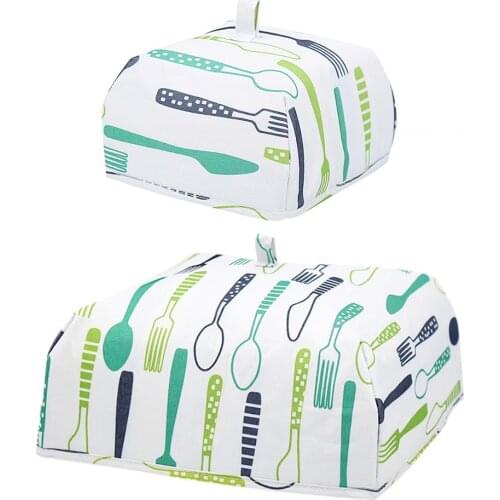 1 Pcs Aluminum Foil Food Cover Foldable Anti Fly Mosquito Food Tent Cover Kitchen Insulation Thermal Folded Mesh Cover