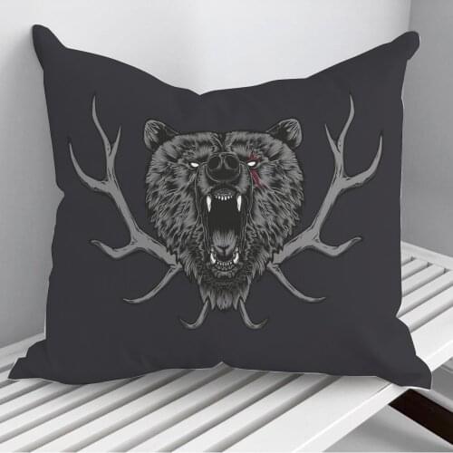 Bear Throw Pillows Cushion Cover On Sofa Home Decor 45*45cm 40*40cm Gift Pillowcase Cojines Dropshipping