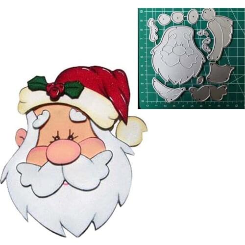 Cartoon Santa Metal Cutting Dies Template Stencils For DIY Photo Scrapbooking Decorative Embossing Paper Card Christmas Decor