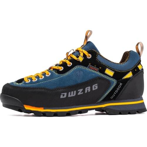 Men Mountain Climbing Shoes Fashion Hiking Shoes High Quality Waterproof Hunting Boots Prevent Slippery Wear-resisting Sneakers