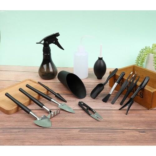 13/14pcs Garden Planter Kit Succulent Plants Tools Mini Garden Hand Tools Set