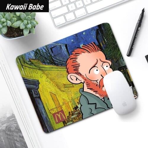 Kawaii Desk Pad Mouse Pad Cute Mouse Pad Gaming Writing Desk Mats Gamer Round Square Deskpad for Office Home PC Computer Art