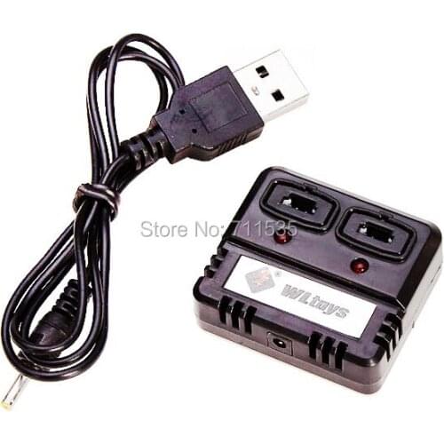 Original Battery USB Charger Parts For WLToys V252 V966 V977 V988 V930 V931 3D 2.4GHz Flybarless Remote Control RC Helicopter