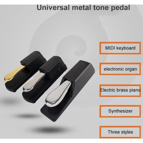 Sustain Pedal Hand Roll Piano Electronic Organ Pedal Midi Digital Keyboard Piano Sustain Damper Pedal Musical Accessories 2021