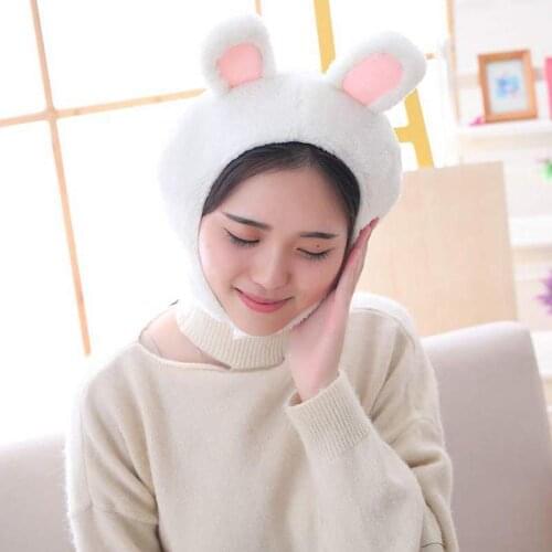 Plush Rabbit Frog Animal Earflap Warm Beanie Cap Hat Costume Parties Supplies for Kids Girls Girlfriend Women Accessories