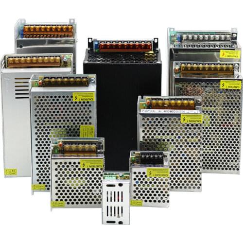 AC 110V 220V To DC 12V Power Supply LED Convert Switching Adapter 1A 2A 3A 5A 10A 15A 20A 30A 50A 60A Power Source Transformer