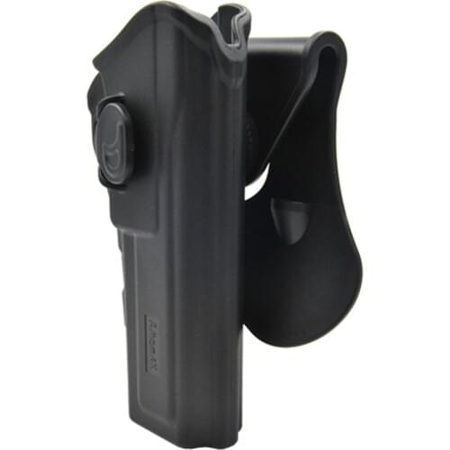 Amomax Adjustable Tactical Holster for Browning Hi Power 2019 Outdoor Hunting Holster Airsoft Accessories- Right-handed Black