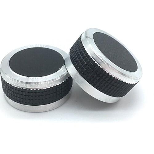 2pcs D Axis Car Volume Knob Power Aplifer Volume Knobs Potentimeter Switch Caps 26x13mm Plum Half Shaft