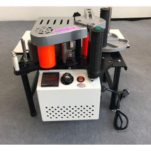 Manual Edge Banding Machine Double Side Gluing Portable Edge Bander Woodworking Edge Banding Machine 220V 1200W
