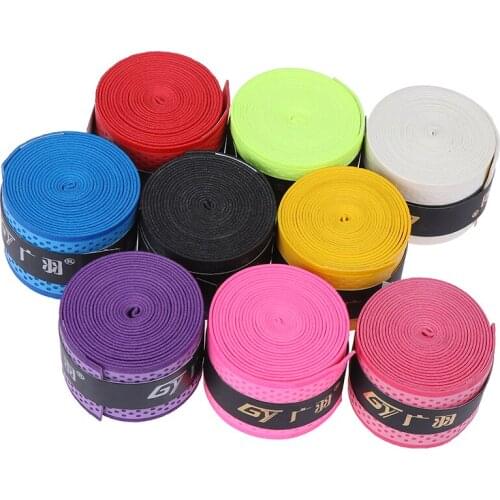 Dry Tennis Racket Grip Anti-skid Sweat Absorbed Wraps Taps Badminton Grips Racquet Vibration Overgrip Sweatband Hot Sports