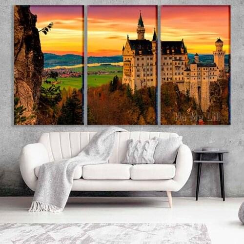 Poster Neuschwanstein Castle Canvas Print Castle Germany Wall Art Germany Print Wall Decor Home Decor Living Room