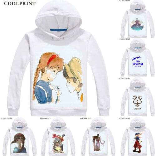 Moe Anime Castle in the Sky Hoodies Multi-style Hooded Hoodie Miyazaki Hayao Tenku no shiro Rapyuta Sheeta Cosplay Sweatshirts