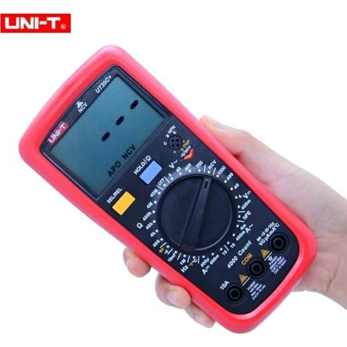 UNI-T UT39A+/C+ VS UT39 series Digital Multimeter Auto Range With LCD Backlight Data Hold Multimetro tester