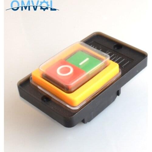 1PC KAO-5M Water Resistant I/O Push Button Self Locking Switch 220V/380V AC 10A