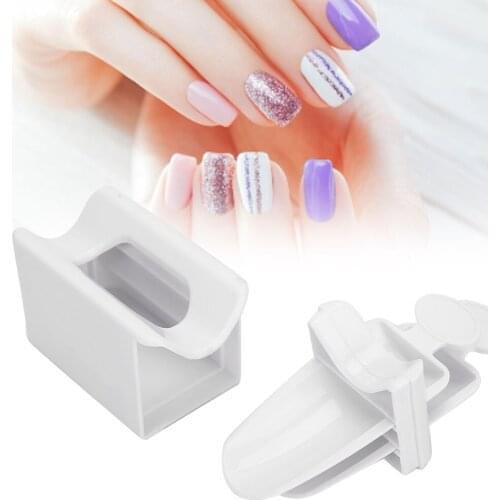 1Pcs Portable Nail Durable Tool Double Layer Nail Dipping Powder Storage Box Nail Glitter Powder Sequins Dip Recycling Tray Suit