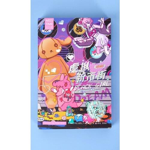 30 Pcs/Set Virtual New Market Street Greeting Cards wish Card/Fashion Gift DIY Journal Decoration Stationery