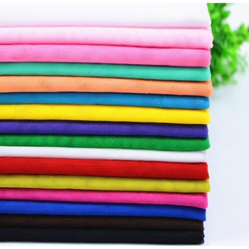 5Mters/Lot Polyester Soft Mesh Fabric High Density Sewing Mosquito Net Dress Home Decor DIY Handcrafts