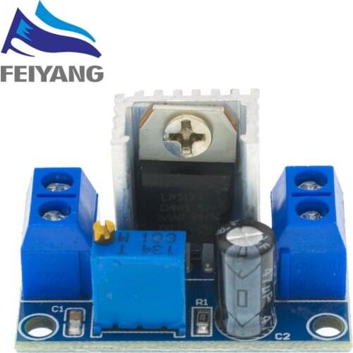 LM317 Adjustable Voltage Regulator Power Supply LM317 DC-DC Converter Buck Step Down Circuit Board Module Linear Regulator