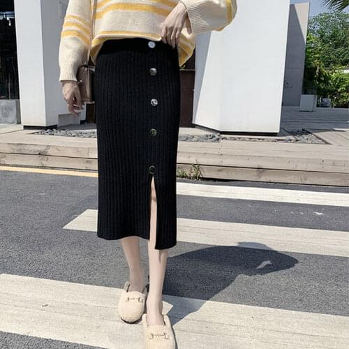 Luyaoskyen Knitted Pencil Skirts