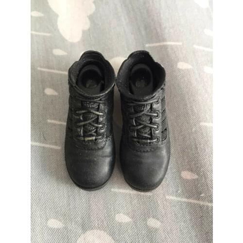 1/6 Scale Soldier Accessories Black Shoes Model for 12" Action Doll