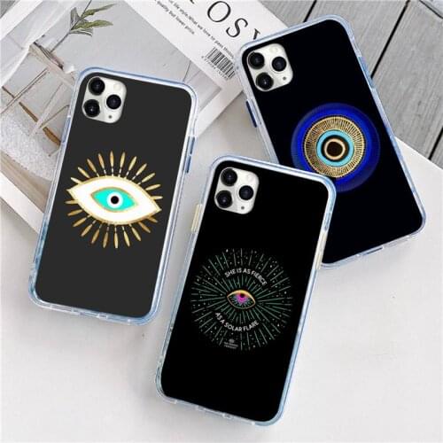 Fashion Evil eye Phone Case For iphone 12 5 5s 5c se 6 6s 7 8 plus x xs xr 11 pro max mini