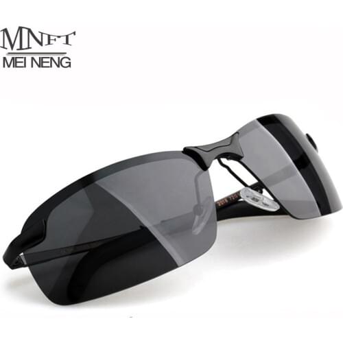MNFT Mens Half Frame Fishing Sunglass Mens Outdoor Sports Polarized Fishing Tackle Glasses