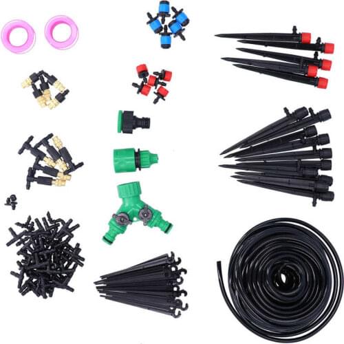 Watering Kit 25M Garden Irrigation System Micro Drip Irrigation Equipment Kit Plant Watering Kit Irrigation System