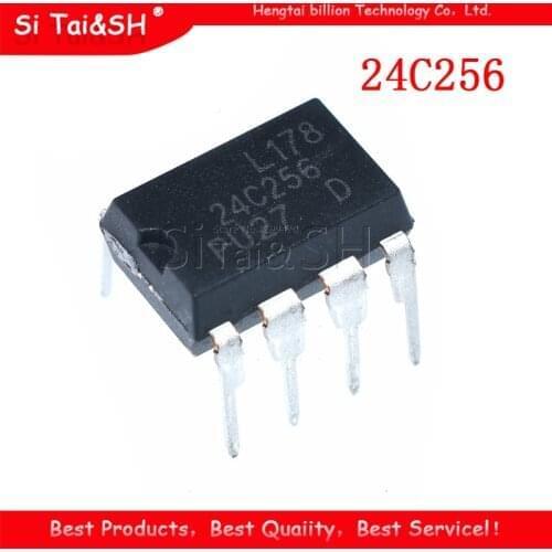 10pcs Original AT24C256 24C256 DIP-8 Chipset BGA IC