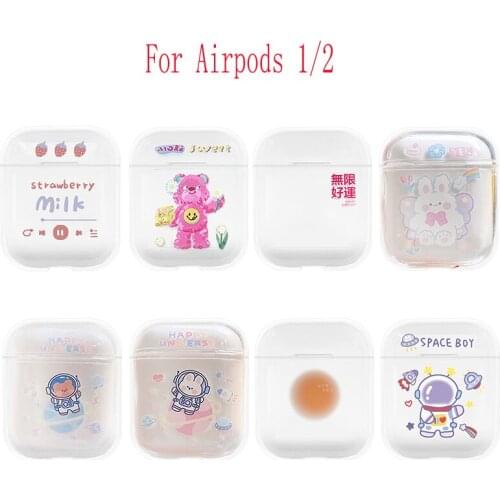 Newly Upgraded Airpods 1/2 Airpods Pro Headphone Case Tpu Soft Shell Apple Headphone Case Perfect Fit Soft And Comfortable