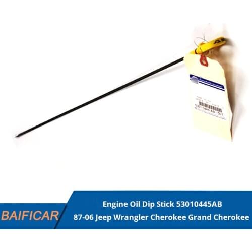 Baificar Brand New Genuine Engine Oil Dip Stick 53010445AB For 87-06 Jeep Wrangler Cherokee Grand Cherokee Comanche 4.0L
