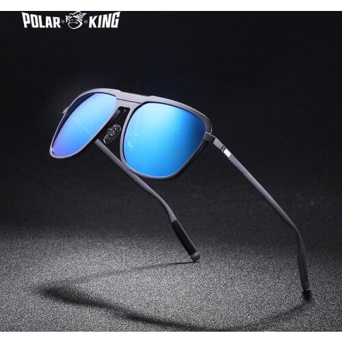 POLARKING Brand Fashion Polarized Sunglasses For Men Driving Mens Eyewear Aluminum Frame Traveling Sun Glasses Oculos Gafas