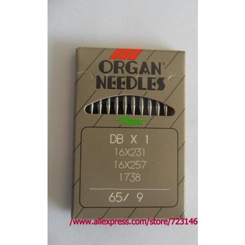 ORGAN Industrial Sewing Machine Needles DB x 1 16x231 / 16x257 1738 for juki brother singer siruba DuRKOP pfaff GEMSY CONSEW