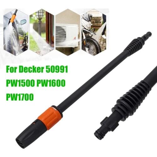 47cm 16MPa High Pressure Washer Extension Rod Spray Gun Lance for Decker 50991 PW1500 PW1600 PW1700 Car Cleaning Jet Water