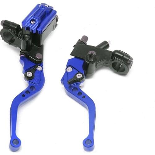 22cm 7/8 Motorcycle Master Cylinder Levers Hydraulic Brake Pump Clutch Lever Reservoir For suzuki gsr 750 yz 250 honda vfr 800