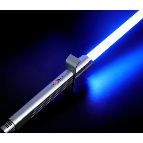 DamienSaber Dark Lightsaber Sensitive Smooth Swing Xenopixel Version Heavy Dueling Metal Handle with Infinite Color Changing