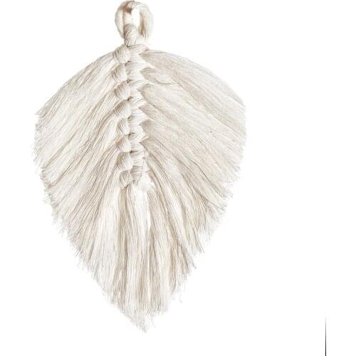 Nordic Macrame Coaster Wall Hanging Ornament Bohemia Cup Pad Handwoven Nonslip Insulation Table Mat Cotton Kitchen Placemat Fit