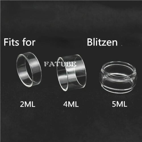 5pcs FATUBE bubble glass for Blitzen RTA 2ML/4ML/5ML GLASS Centrifuge Tubes