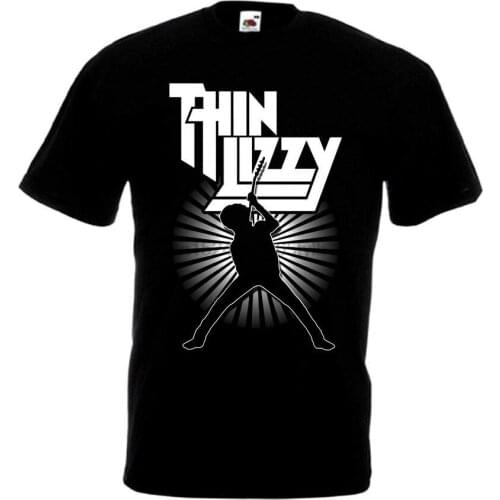 Thin Lizzy - poster 3 T-shirt hard rock black all sizes S-5XL