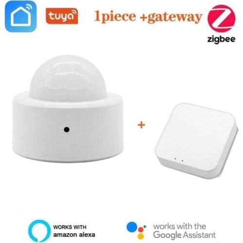 Tuya Motion Sensor Smart Human Body Sensor Body Movement Wireless ZigBee3.0 Wifi Gateway Hub Built In Battery For Smart Home