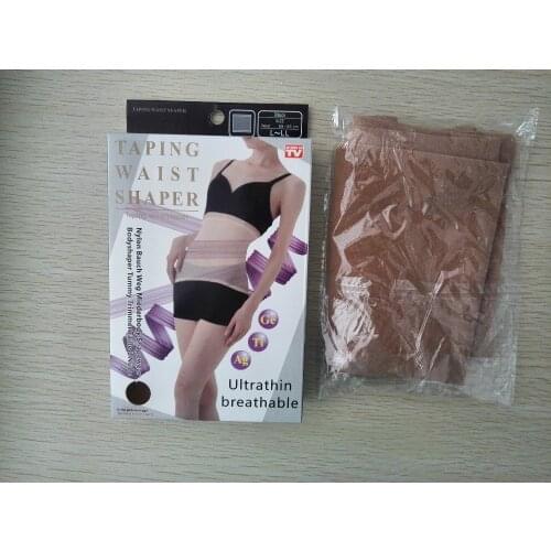 Ultrathin Breathable Taping Waist Shaper Packing: Color Box