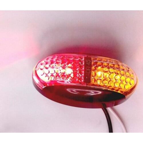 Waterproof IP68 10-30V LED Turn Signal Light Indicator Red@Yellow Color
