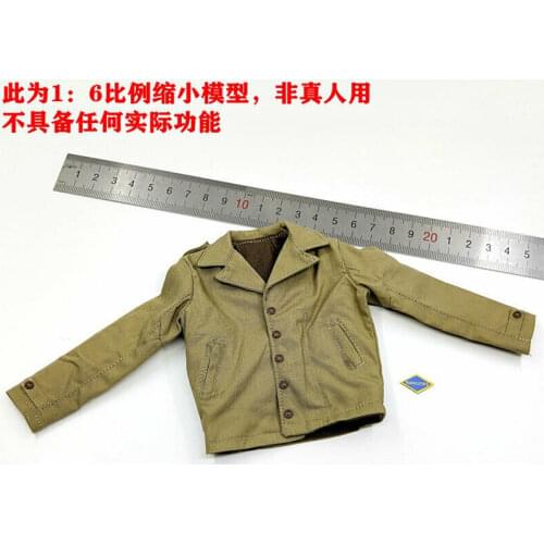 1/6th FP-001 WWII US Army Rangers Captain Jacket Model for 12" Action Doll Toys