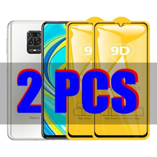 2Pcs 9D Glass For Xiaomi Redmi Note 9s Protective Glass on the for Xiomi Redmi Note 9 Pro MAX 9S 9 S 9PRO Screen Protector Film