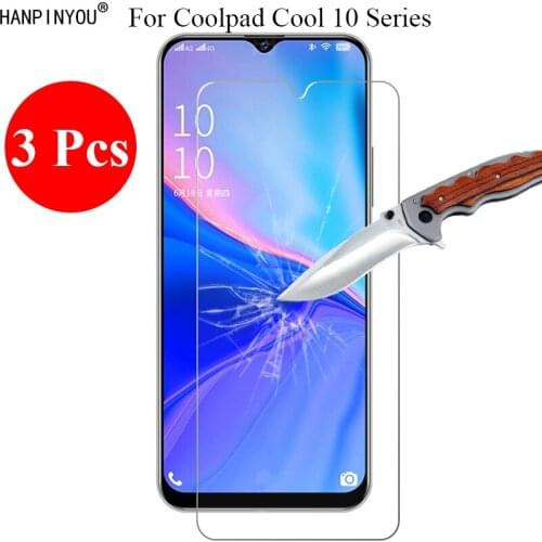 3 Pcs/Lot New 9H 2.5D Tempered Glass Screen Protector For Coolpad Cool 10 / 10C / X10 Protective Film + Clean Tools