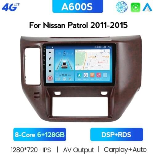 NAVITREE 9" Android 10.0 Car Radio Automotivo Head Unit For Nissan Patrol Safari Supper Safari Car DVD Player Auto GPS 4G 2010